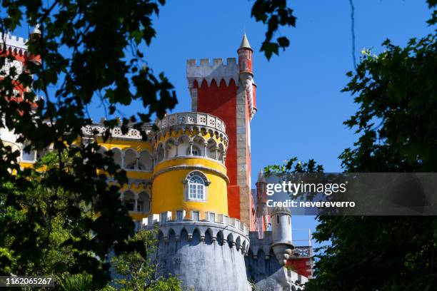 pena palace, sintra, portugal - sintra portugal stock pictures, royalty-free photos & images