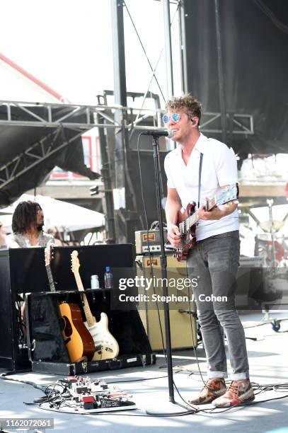 Anderson East performs during Forecastle Music Festival at Louisville Waterfront Park on July 14, 2019 in Louisville, Kentucky.