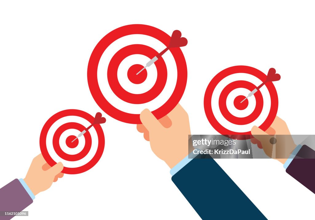 Target Goala Target Goals High-Res Vector Graphic - Getty Images