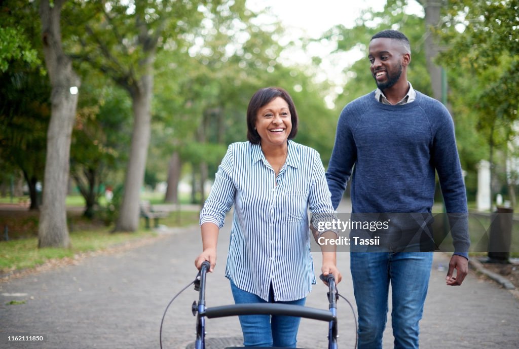 My therapist has helped me walk!