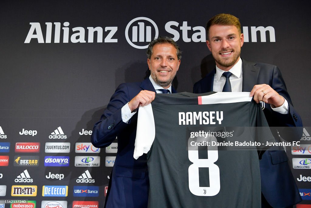 Juventus Player Aaron Ramsey Press Conference