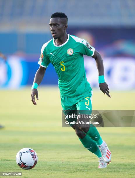 Idrissa Gana Gueye of Senegal during the 2019 Africa Cup of Nations Semi Final match between Senegal and Tunisia at 30th June Stadium on July 14,...