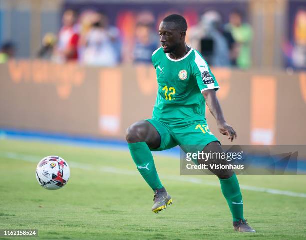 Youssouf Sabaly of Senegal during the 2019 Africa Cup of Nations Semi Final match between Senegal and Tunisia at 30th June Stadium on July 14, 2019...