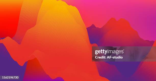 abstract network background - poland mountains stock illustrations