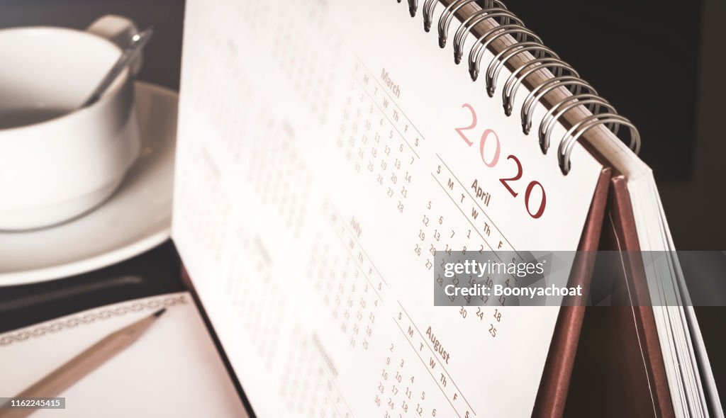 Desktop calendar 2020