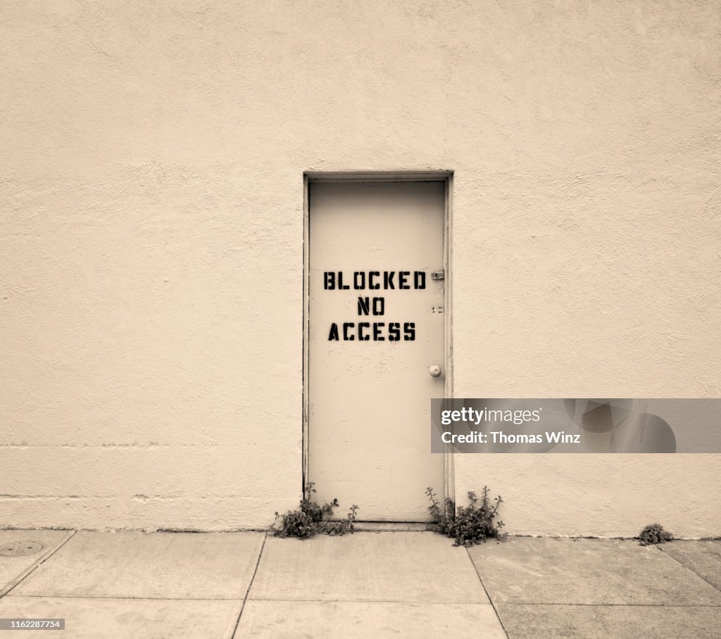 Door with no access