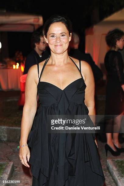 Director Pernilla August attends the "Beyond" party at the Villa Foscari during the 67th Venice International Film Festival on September 6, 2010 in...
