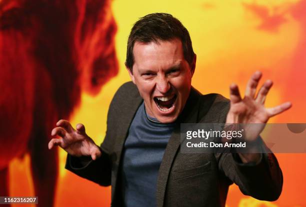 Rove McManus attends The Lion Kind Sydney special event screening at Hoyts Entertainment Quarter on July 16, 2019 in Sydney, Australia.