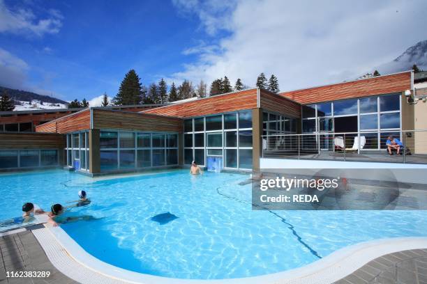 Terme di Bormio thermae. Bormio. Lombardy. Italy. Europe.