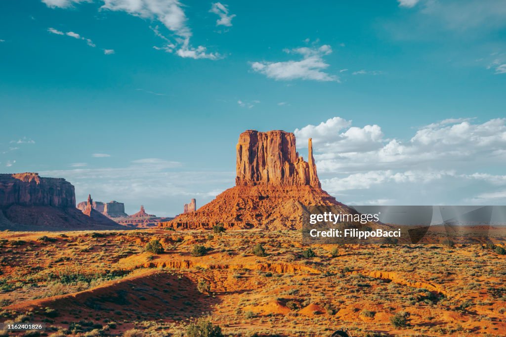 Monument Valley an einem sonnigen Tag