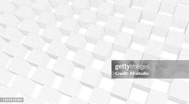 abstract cube background with copy space - rendering of binary code pattern stock illustrations