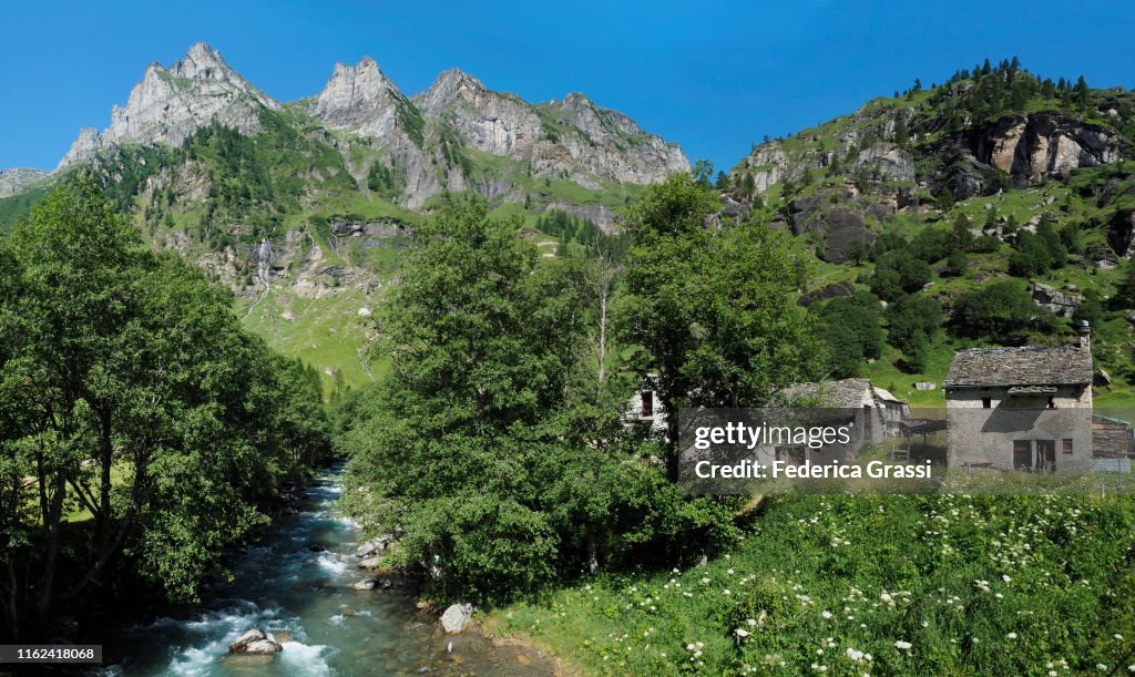 Cairasca Mountain Stream, Alpe Veglia Natural Park