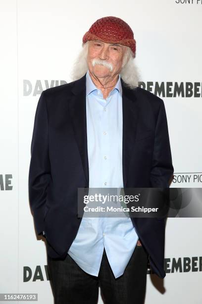 Singer/songwriter David Crosby attends the "David Crosby: Remember My Name" New York Screening, hosted by Sony Pictures Classics and The Cinema...