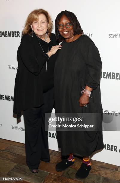 Actors Brenda Vaccaro and Whoopi Goldberg attend the "David Crosby: Remember My Name" New York Screening, hosted by Sony Pictures Classics and The...