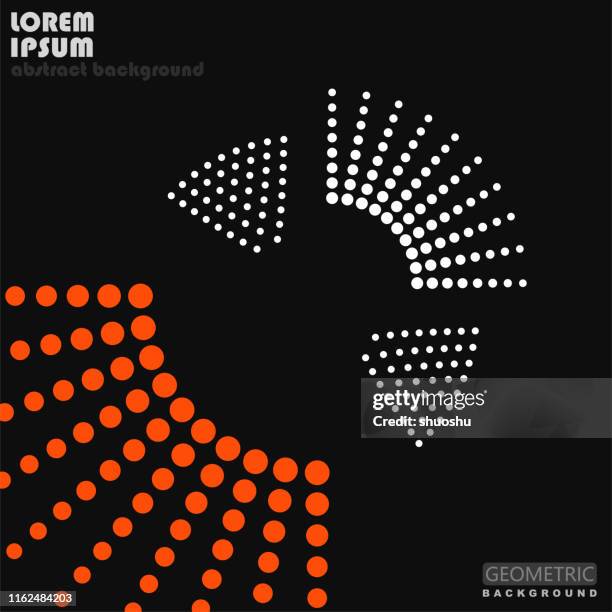 smooth spots flowing pattern background - radar stock illustrations
