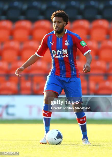 Kian Flanagan of Crystal Palace in action during the Pre-Season Friendly match between Barnet and Crystal Palace at The Hive on July 16, 2019 in...