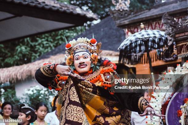 The Mask Dance In Bali High-Res Stock Photo