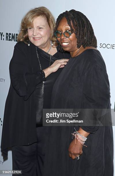 Actresses Brenda Vaccaro and Whoopi Goldberg attend the screening of "David Crosby: Remember My Name" hosted by Sony Pictures Classics and The Cinema...