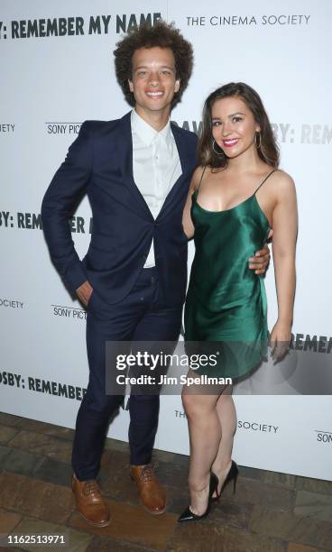 Damon J Gillespie and guest attend the screening of "David Crosby: Remember My Name" hosted by Sony Pictures Classics and The Cinema Society at The...