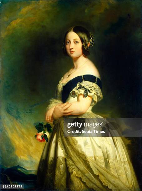 Studio of Franz Xaver Winterhalter, Queen Victoria, c. 1843, oil on canvas