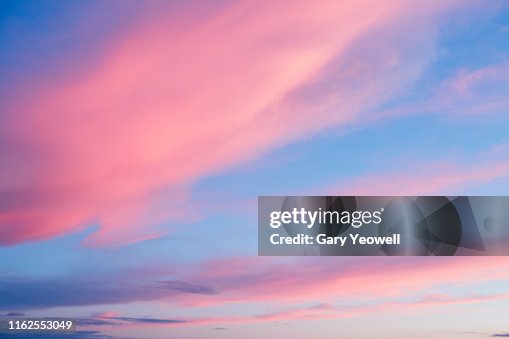 Pink clouds at sunset Pink clouds at sunset