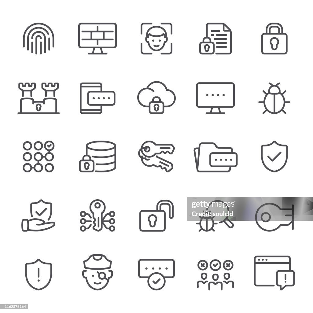 Data Security Icons