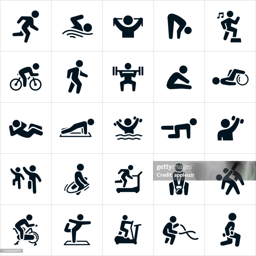 Fitness Activities Icons