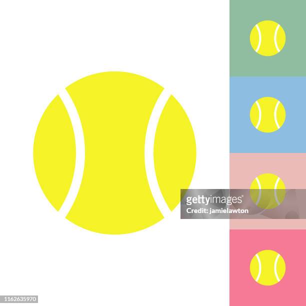 tennisball - open stock-grafiken, -clipart, -cartoons und -symbole