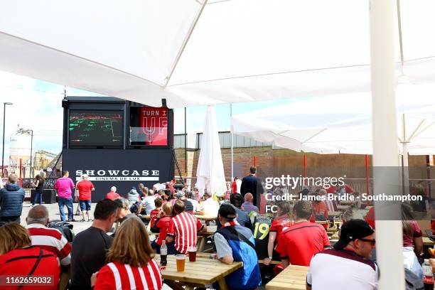 General View ahead of the Premier League match between Southampton FC and Liverpool FC at St Mary's Stadium on August 17, 2019 in Southampton, United...