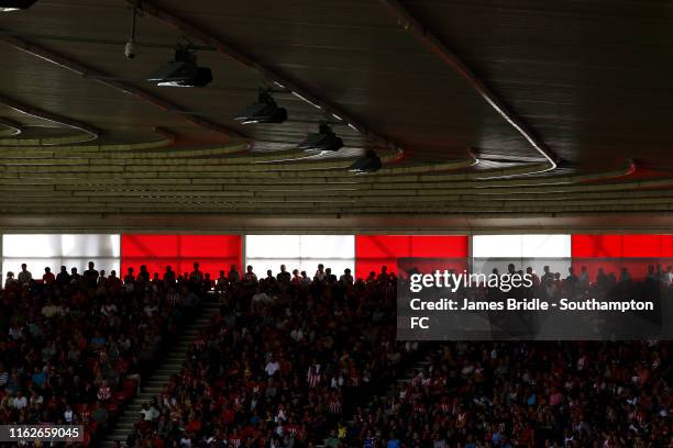 General View during the Premier League match between Southampton FC and Liverpool FC at St Mary's Stadium on August 17, 2019 in Southampton, United...