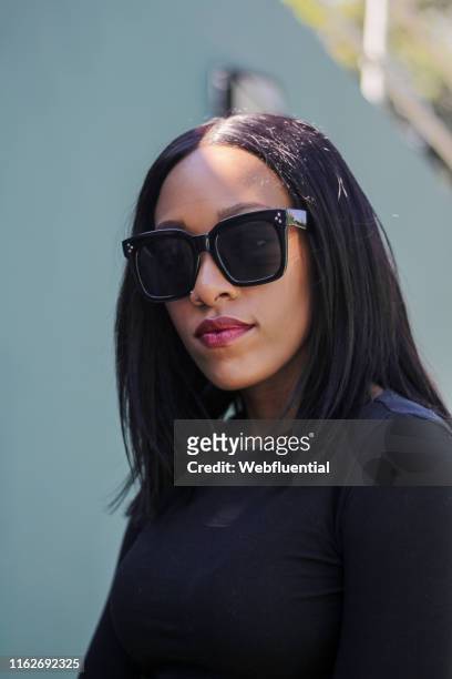 Black women wearing sunglasses
