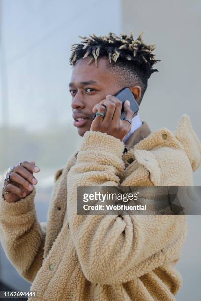 millennial speaking on the phone
