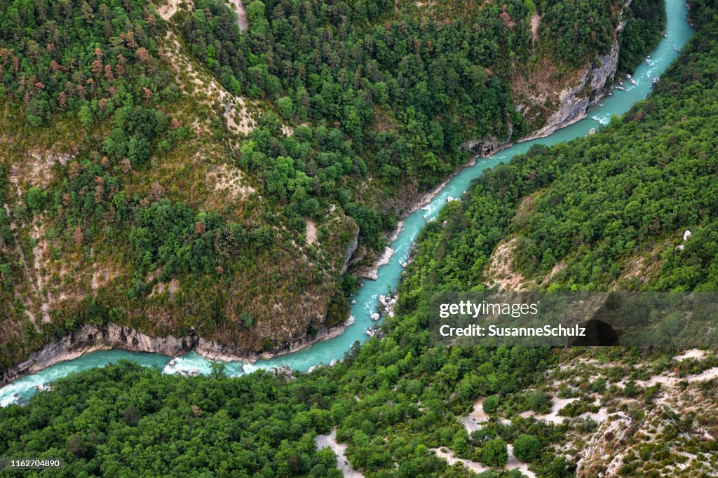 Valle fluvial del Verdon