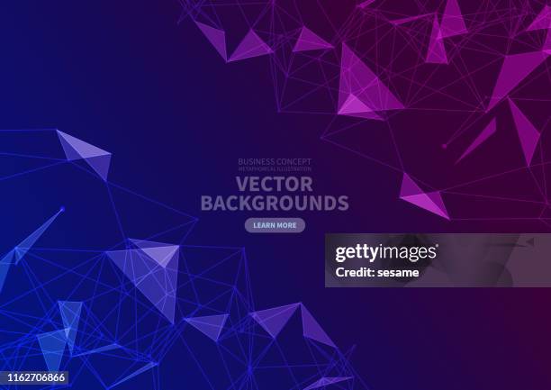 vector triangle face background - crystal stock illustrations