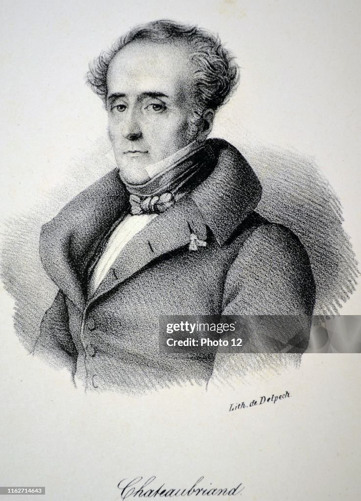 Francois Rene, vicomte de Chateaubriand.