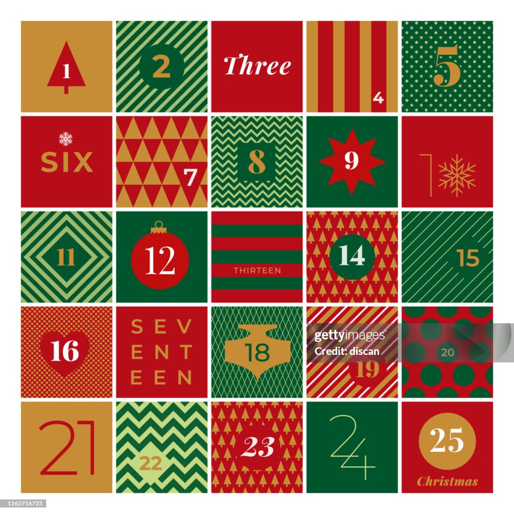 Weihnachts-Adventskalender.