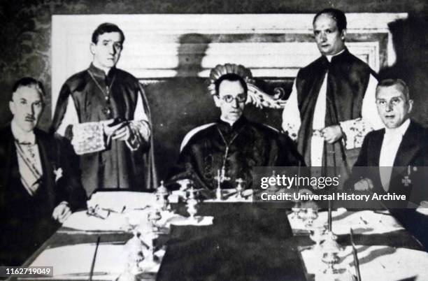 The Reichskonkordat 'Concordat between the Holy See and the German Reich', a treaty negotiated between the Vatican and the emergent Nazi Germany. It...