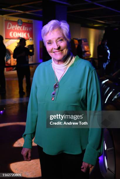 Lee Meriwether attends The Batman Experience powered by AT&T and Comic-Con Museum character Hall Of Fame induction at Comic Con Museum on July 17,...