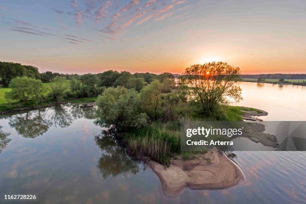 Biosphere Reserve Biospharenreservat Flusslandschaft Elbe, Elbtalaue, Niedersachsen / Lower Saxony, Germany.