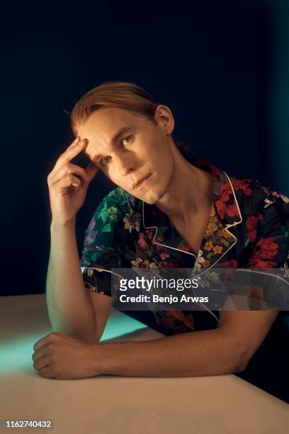 Actor Rhys Wakefield of Hulu's 'Reprisal' poses for a portrait during the 2019 Summer TCA Portrait Studio at The Beverly Hilton Hotel on July 26,...