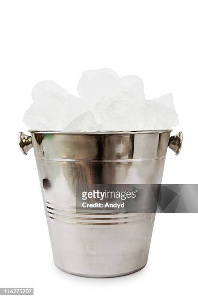 ice - ice bucket stockfoto's en -beelden