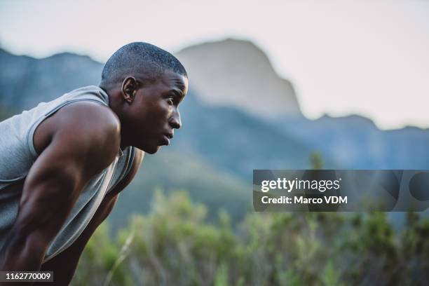 it's the best exhaustion i've ever felt - runner resting stock pictures, royalty-free photos & images