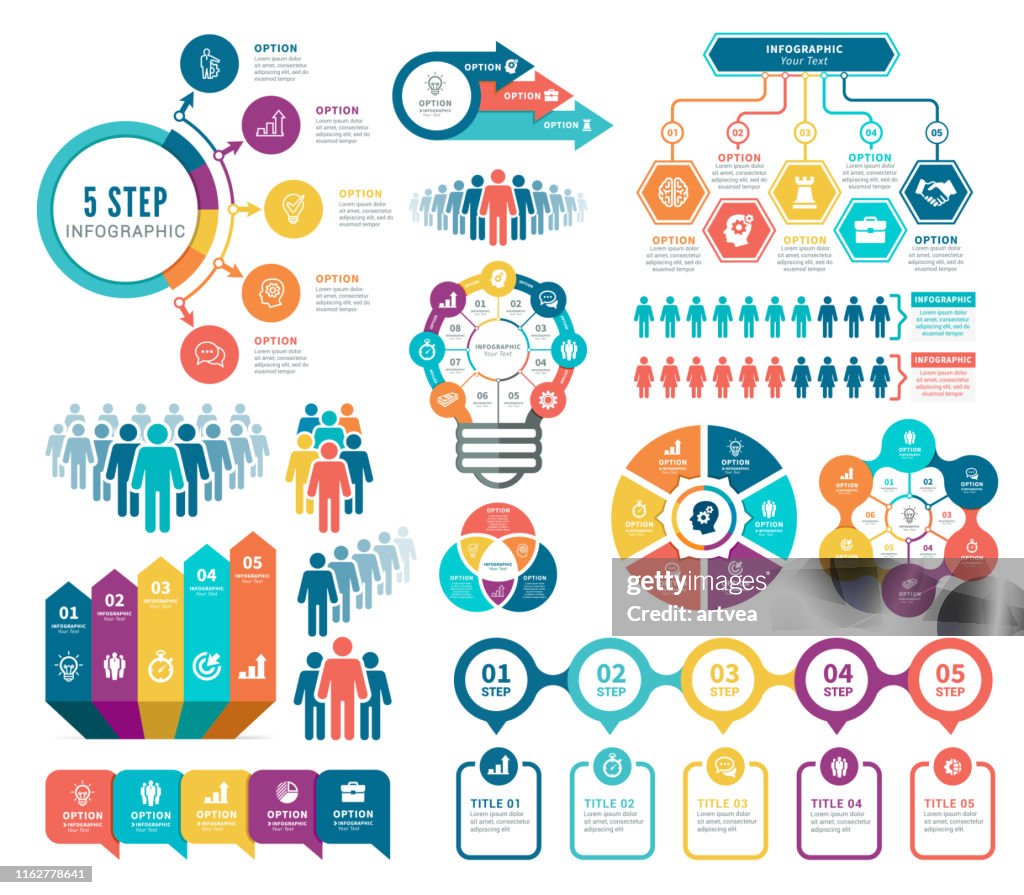 Infographic and Human Resources elements