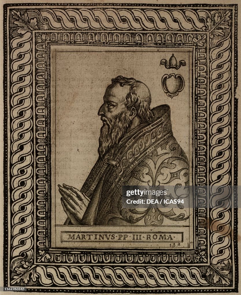 Portrait of Pope Marinus II o Martin III