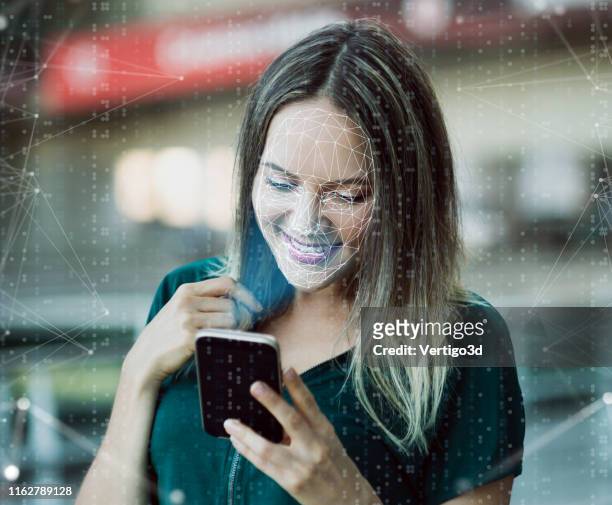 innovations and technology biometric verification and face detection - identity stock pictures, royalty-free photos & images