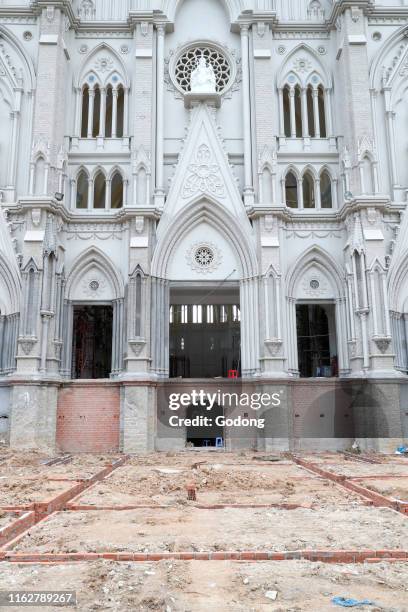 New cathedral construction site. Than Phuoc. Vietnam.