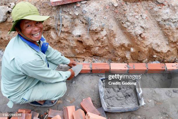 New cathedral construction site. Than Phuoc. Vietnam.