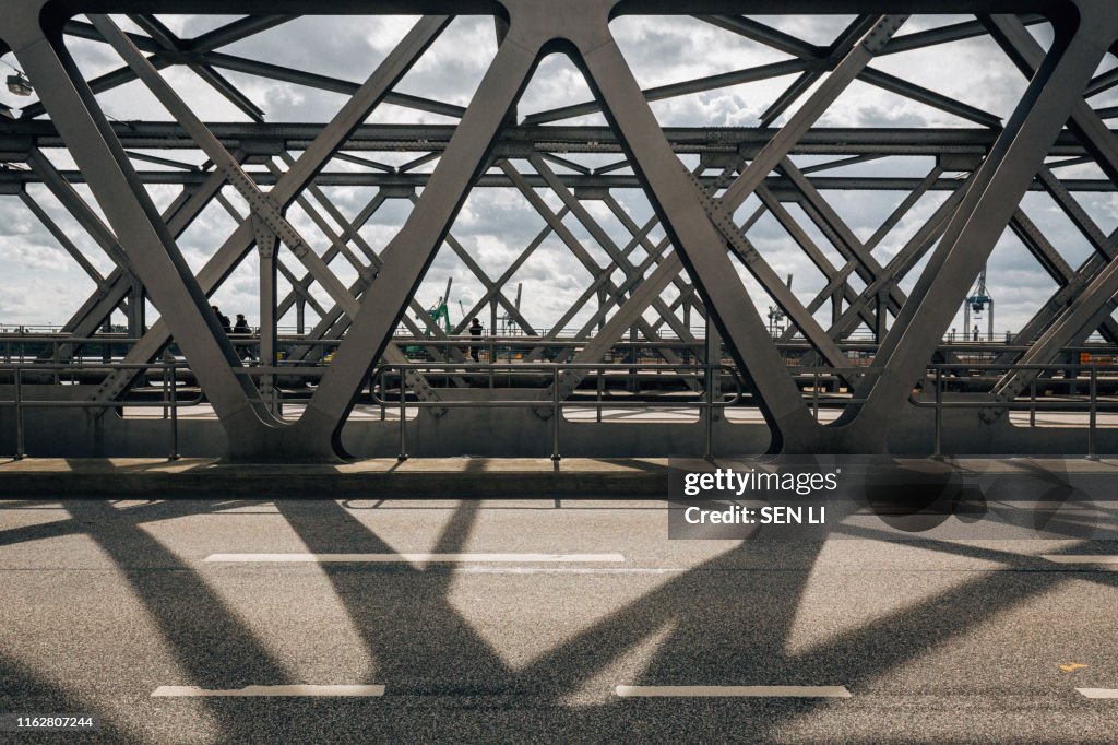 Urban Bridge and Road, Steal bridge in Hamburg