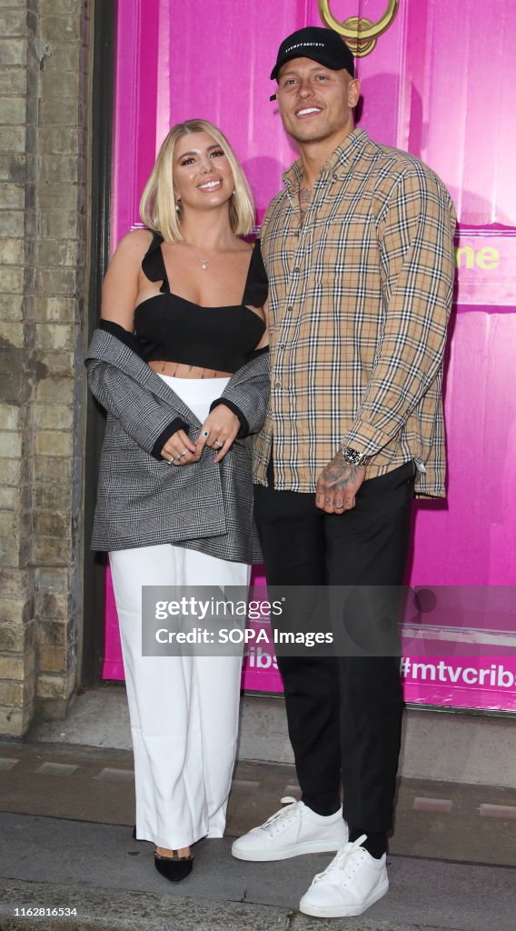 Olivia Buckland and Alex Bowen at the Celebrity Cast Launch...