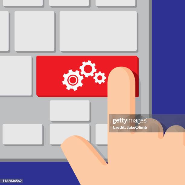 Computer Cog 687 Pc With Cog Wheel Stock Photos, High-Res Pictures, and Images ...